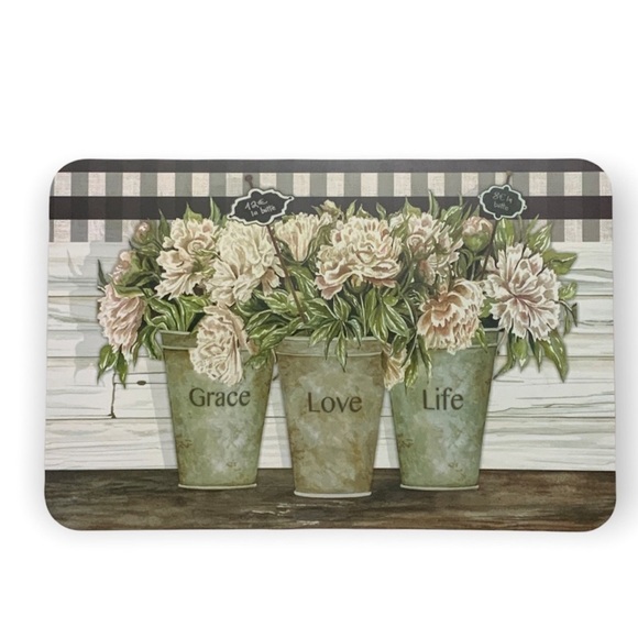 CounterArt Vintage Farmhouse Placemats Reversible Rectangular Placemat Set of 4 - Picture 6 of 12
